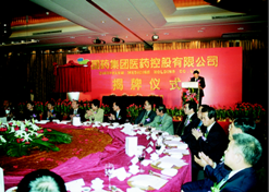 2003年1月16日，国药控股在上海威斯汀大饭店举行揭牌仪式